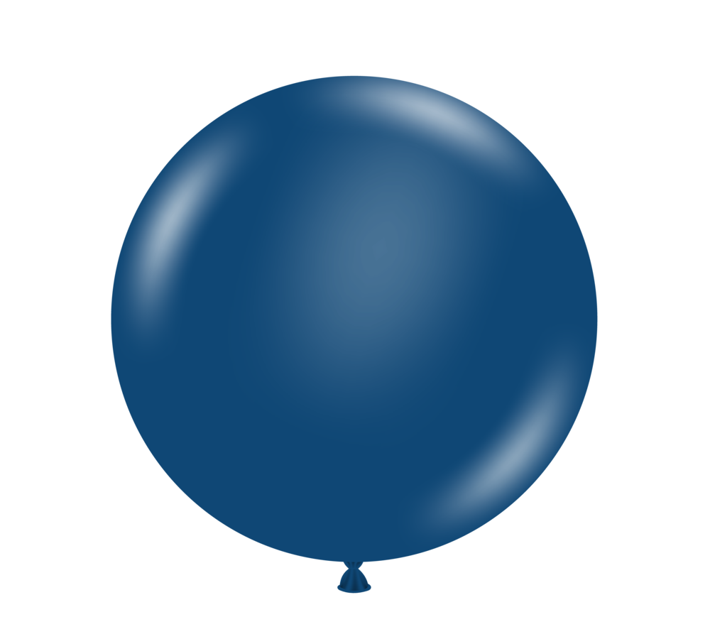 24" Latex Balloons #76 Tuf-Tex® Navy Blue: 25 Count
