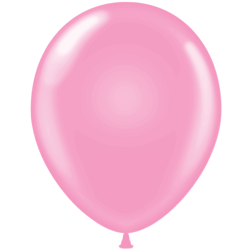 5" Latex Balloons #06 Tuf-Tex® Standard Pink: 50 Count