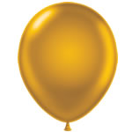 5" Latex Balloons #31 Tuf-Tex® Metallic Gold: 50 Count