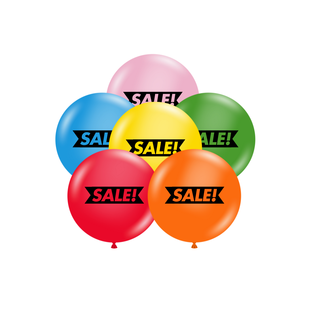 17" Latex Balloons #17831 Tuf-Tex® SALE IMPRINT: 25 Count 