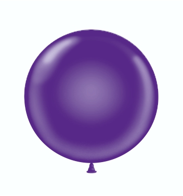 17" Latex Balloons #17 Tuf-Tex® Crystal Purple: 72 Count