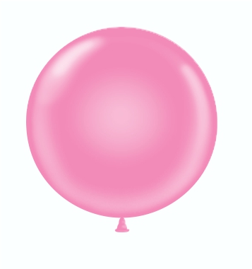 24" Latex Balloons #06 Tuf-Tex® Standard Pink: 25 Count