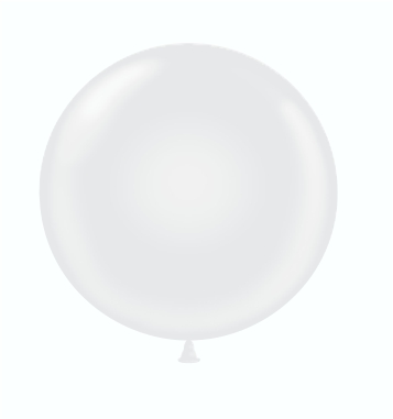 24" Latex Balloons #08 Tuf-Tex® Standard White: 25 Count