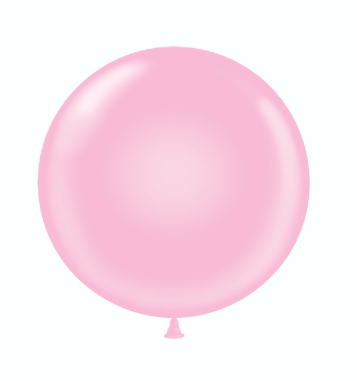 36" Latex Balloon #22 Tuf-Tex® Baby Pink: Single Count