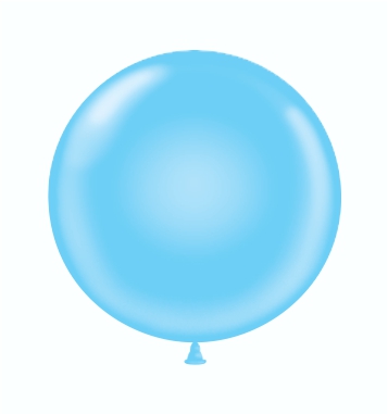36" Latex Balloon #21 Tuf-Tex® Baby Blue: Single Count