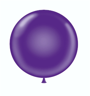 36" Latex Balloon #17 Tuf-Tex® Crystal Purple: Single Count