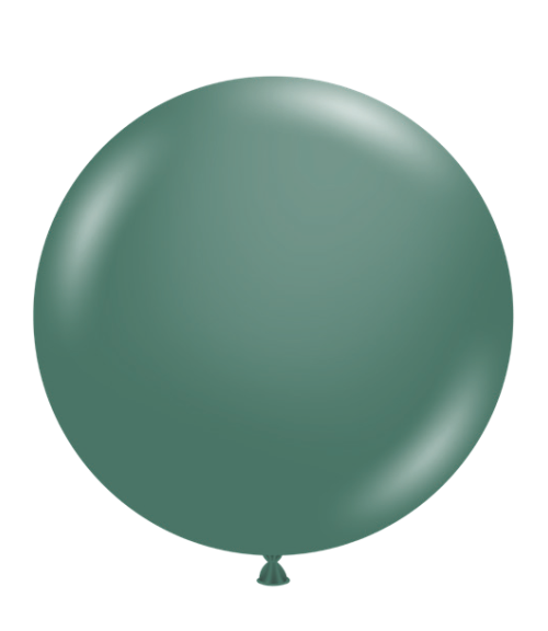17" Latex Balloons BROKEN BAG #23 Tuf-Tex® EVERGREEN: 10 COUNT      