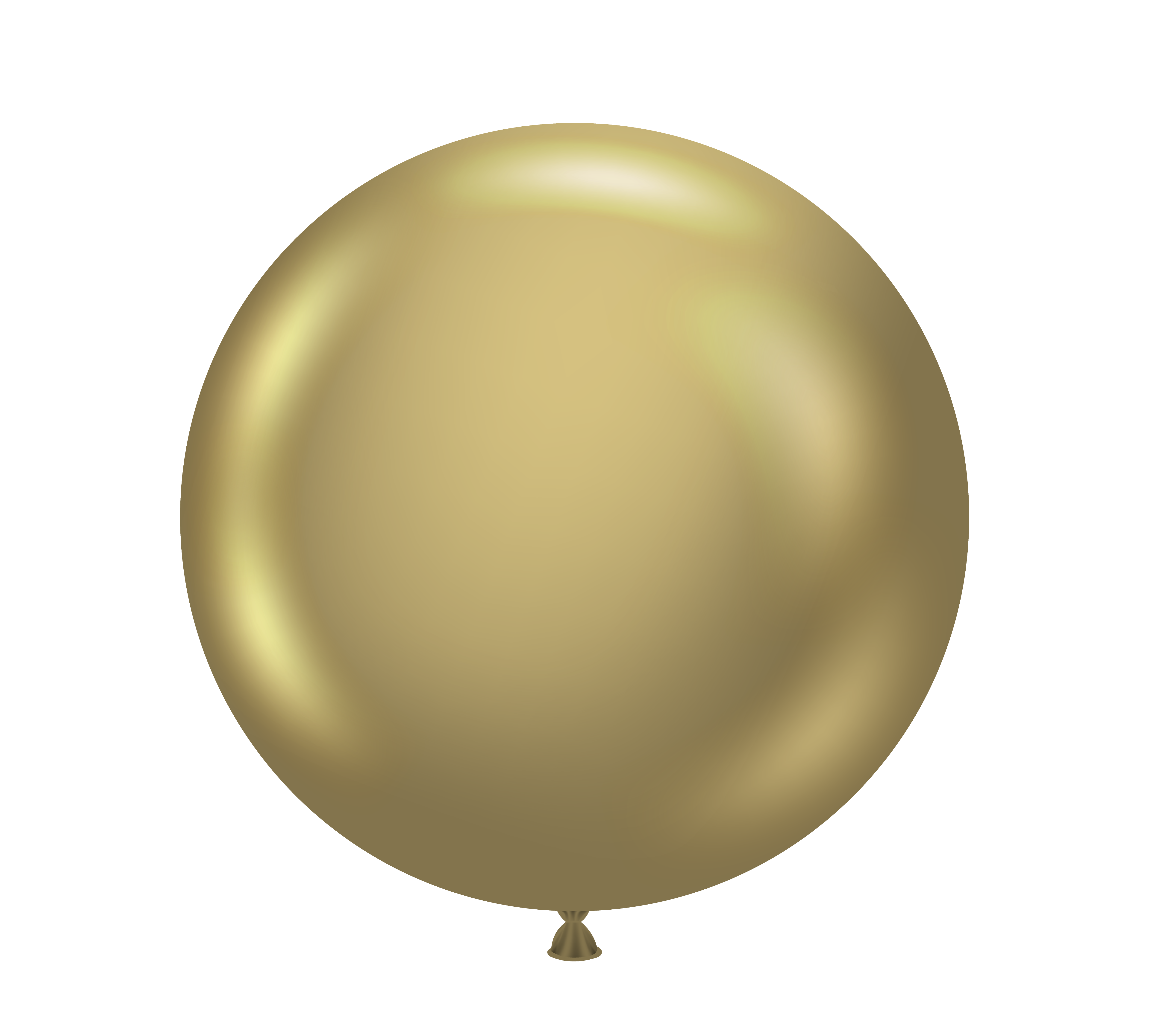17" Latex Balloons #71 Tuf-Tex® Golden Chrome: 25 Count   