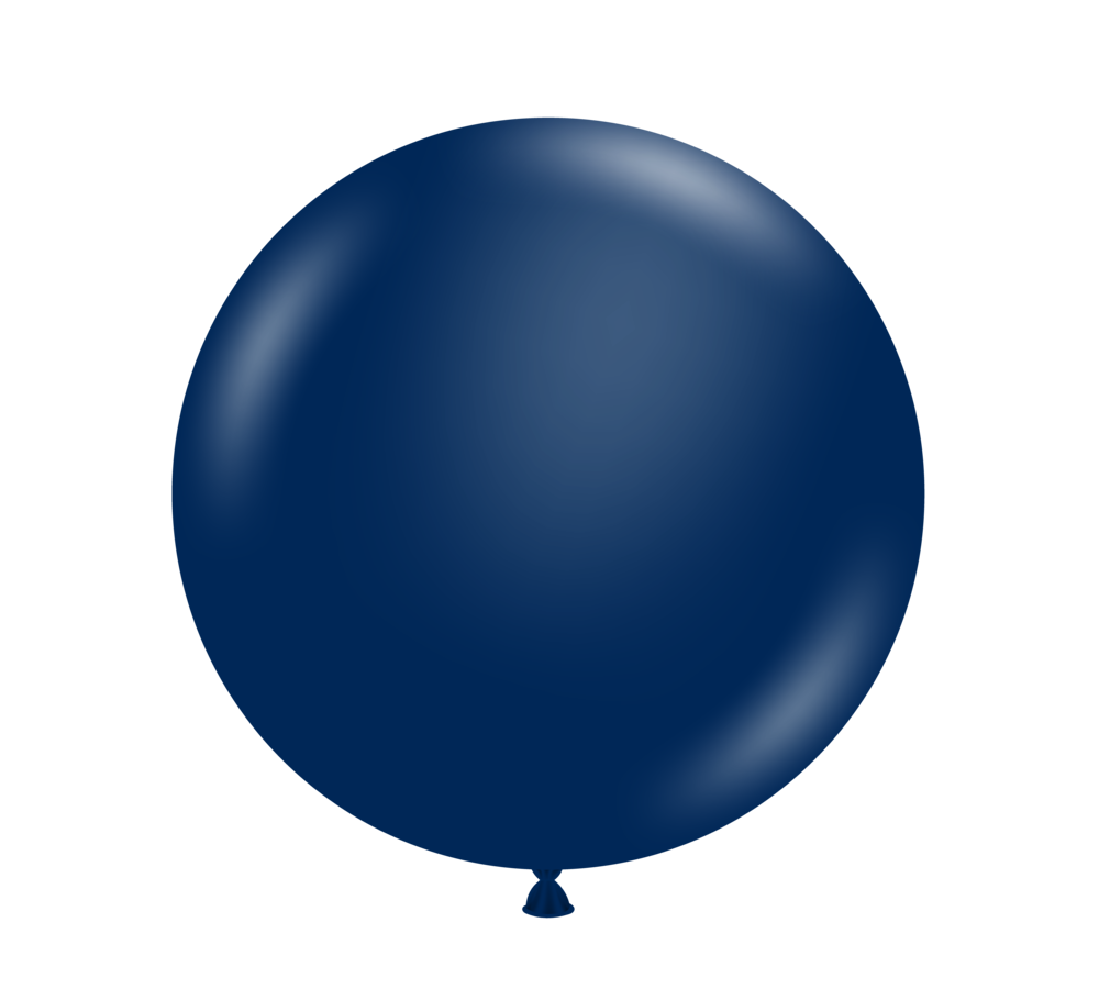 24" Latex Balloons #51 Tuf-Tex® Midnight Blue: 25 Count